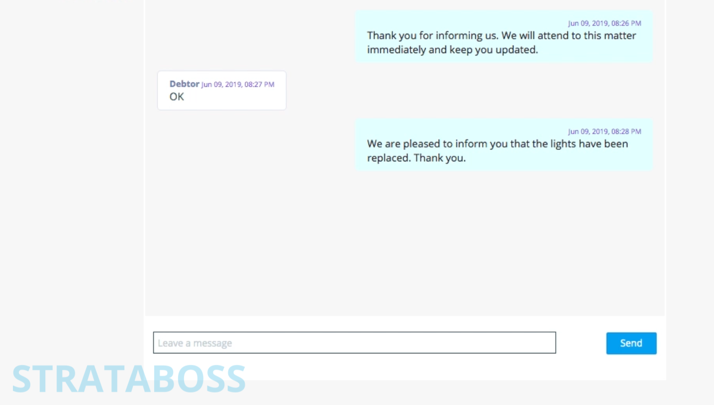 STRATABOSS Messaging System